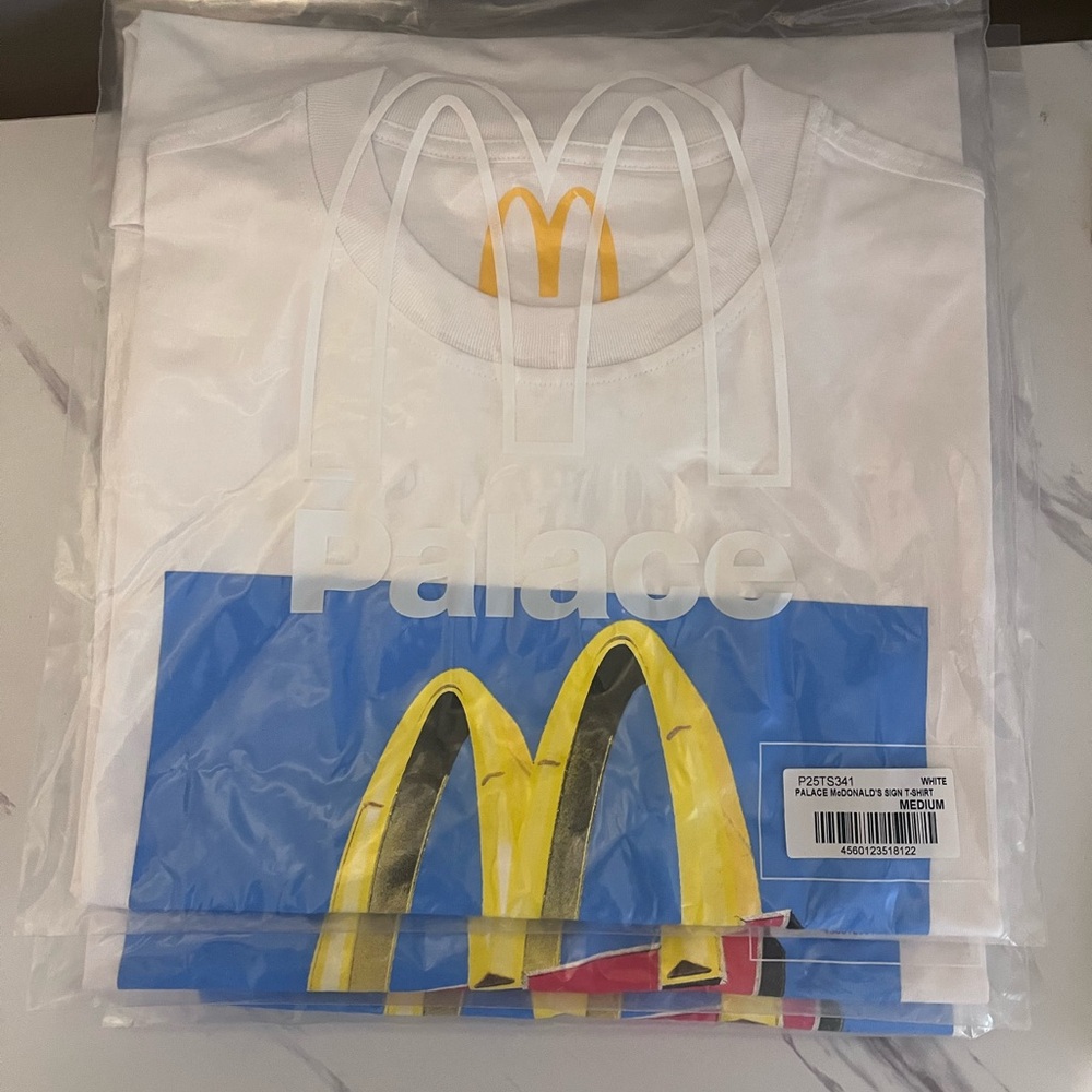 Palace McDonalds Collaboration “Sign” T Shirts